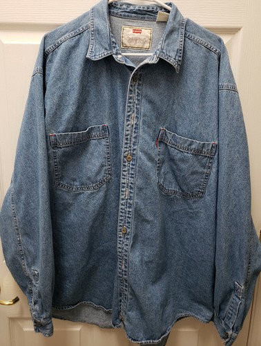 levi denim shirt ebay