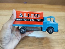 Vintage retro truck litho tin. ALLIED Van Lines INC truck Japanese tin friction.