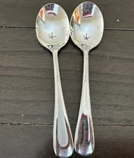 Lot Of 2 Sugar Spoon Oneida Stainless Voss Glossy