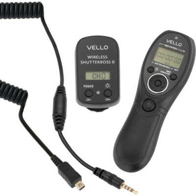 Vello Wireless ShutterBoss II Remote Switch with Digital Timer RCW-II-OP