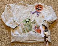 Star Wars Baby Yoda Halloween Sweatshirt Toddler Size 2T NWT