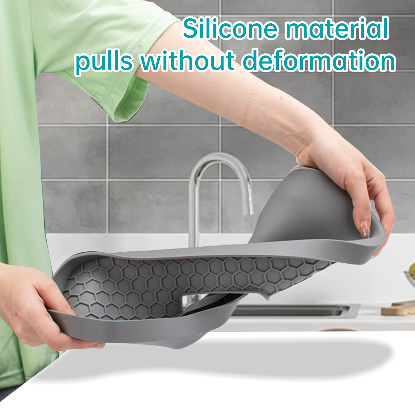 Versatile Toilet Tank Storage Multi-functional Bathroom Organizer Silicone