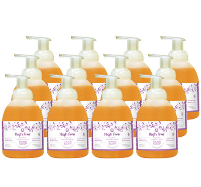 High Five Foaming Premium Hand Soap, 16 oz Pump (Case of 12)