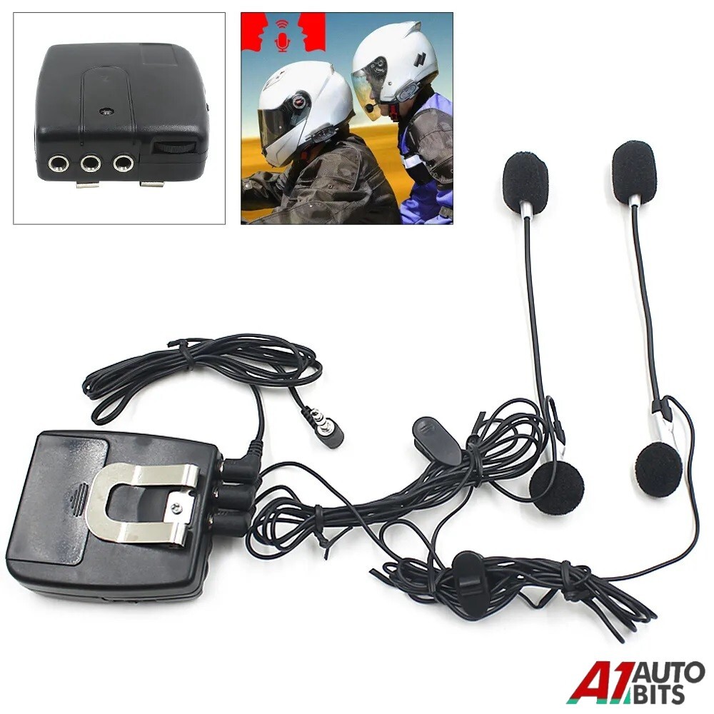 Way Motorcycle Motorbike Helmet Intercom Headset Communication