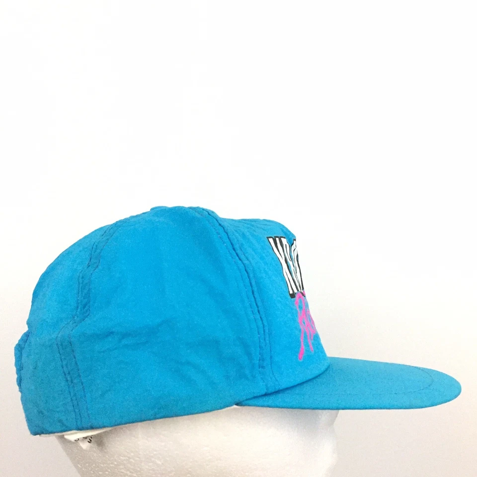 Gorra de béisbol de camionero con cuello de equipo de carreras de colección años 90 con logotipo de nailon Nascar espalda a presión Foto 4 de 4