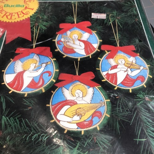 Bucilla Musical Angels Christmas 4 Ct Needlecraft Kit 82024 - Picture 7 of 16