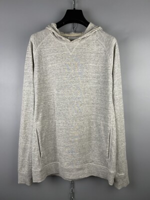 Norse Projects Herren Baumwolle Grau Kettel Basic Hoodie Größe L