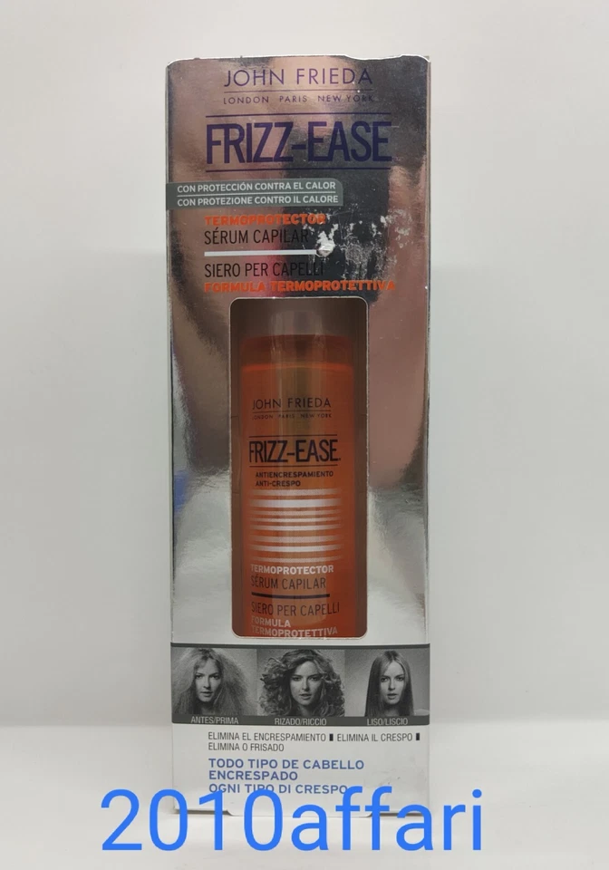John Frieda Frizz Ease Sérum Pour Cheveux Formule Thermoprotectrice 50 Ml - Photo 1/1