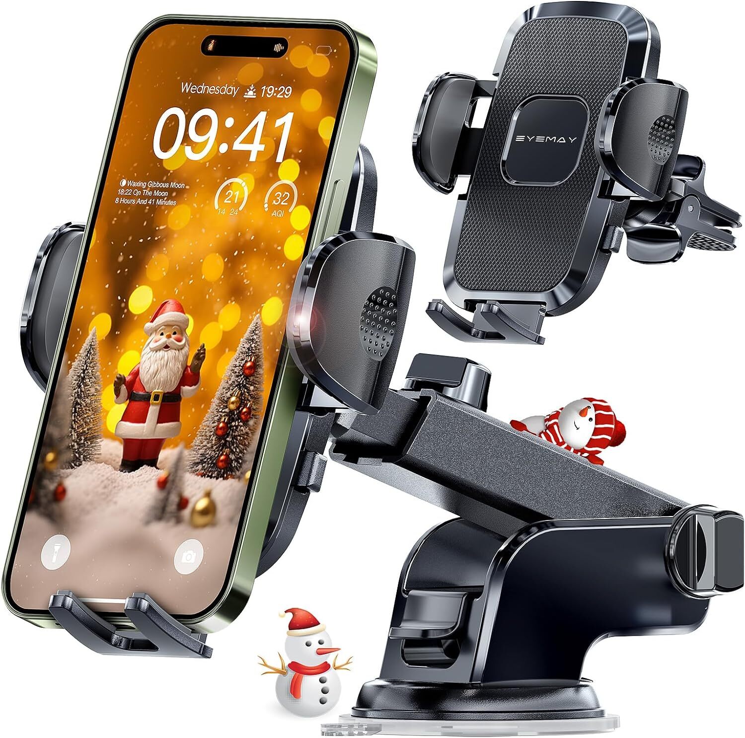 2023 Upgraded Car Phone Holder Mount Bumpy Roads Friendly Phone Mount for Car