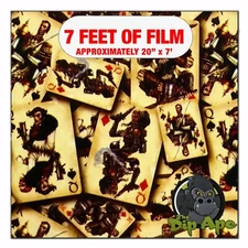 Hydrographic film Jacks or Better Playing Cards hydro dipping 7' x 20" hydro dip