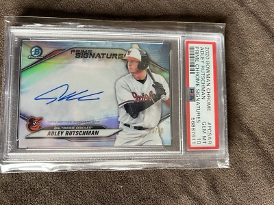 bowman adley rutschman paper /50 PSA10