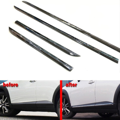 Fit for 2016-2025 Mazda CX-3 ABS Chrome Body Side Molding Line