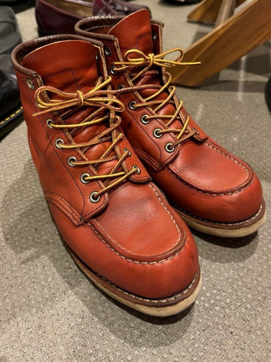 Red Wing Boots 8875 CLASSIC MOC TOE US:8E Leather Brown 036657d | eBay