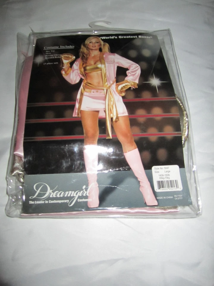 DREAMGIRL 5047 女式性感世界上最伟大的拳击手服装多种尺寸 — 第 2/4 张图片