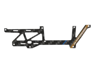 Carbon Seitenrahmen links (weiß) - OMP M1 EVO: OSHM1214W