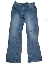 Buffalo David Bitton Driven Jeans Boys Youth 10 Denim Pant Straight Adjust Waist