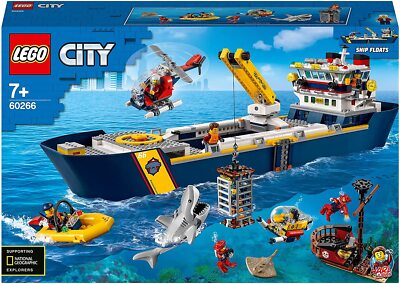 Lego City Town 60266 OCEAN EXPLORATION SHIP Deep Sea Explorers NEW