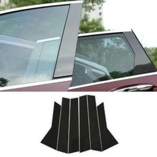 Carbon Fiber Pillar Trim For Infiniti QX50 2018-2023 Door Cover Piano Post Decor