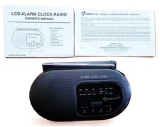 Vintage Lifelong AM/FM Alarm Clock Radio Model 846 6 x4 New without tag or box