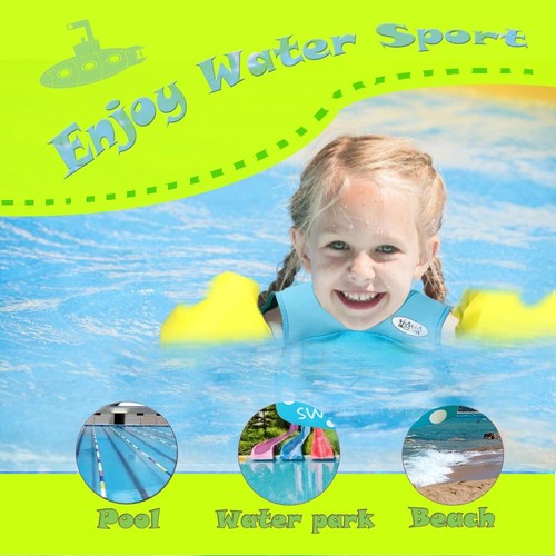 Emovendo Toddlers Kids Swim Vest Arm Bands for Kids 3-5 Years, Swimming Arm Floa - Picture 8 of 22