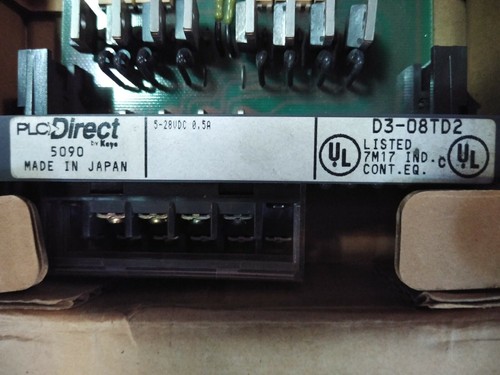 PLCDIRECT KOYO D3-08TD2 5090 24VDC OUTPUT MADE IN JAPAN D308TD2 - Picture 2 of 10