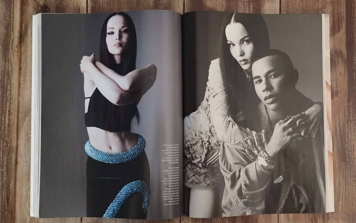 2 VOGUE Greece #38 Olivier Rousteing & Dove Cameron Cover December