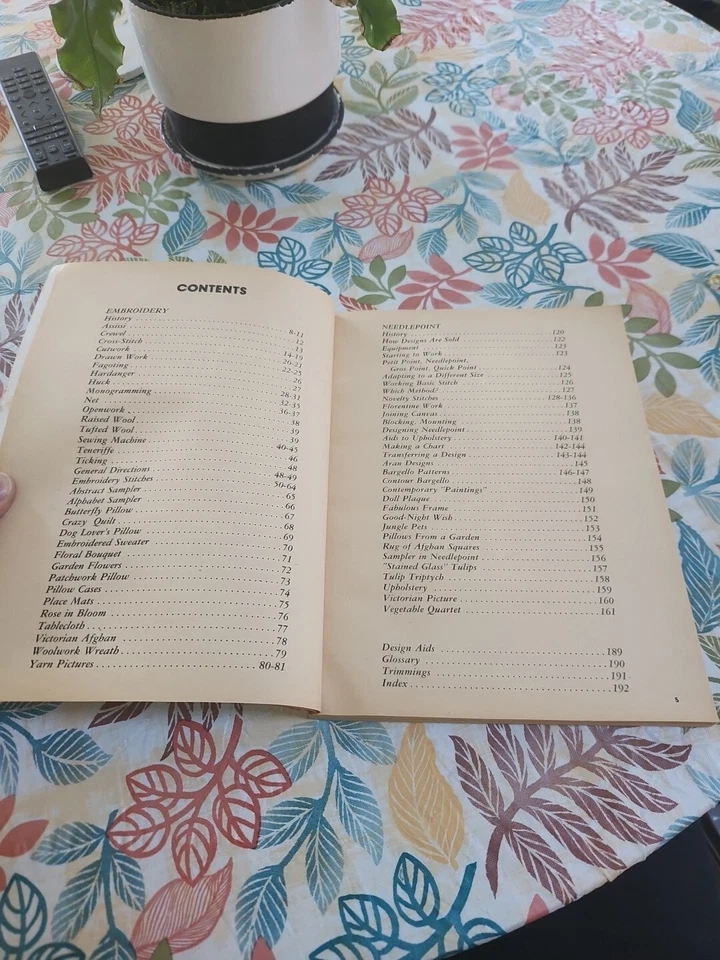 McCall's Needlepoint & Embroidery Encyclopedia Vintage 1978 Patterns and How-To - Image 3 of 4