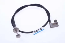 ✅ UNBRANDED 39CM, 15.3" REMOTE SHUTTER CABLE RELEASE NICKLE ANTIQUE CAMERA 144-1