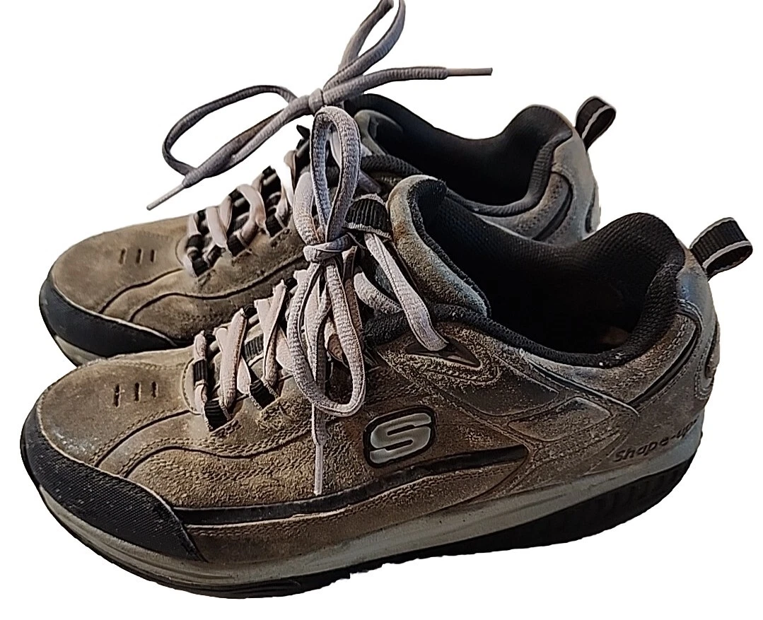 Skechers Shape Ups Leather Shoes‎ Mens Hiking Walking Toning Athletic US Size 11 SKECHERS Shape Ups Sneakers for Men for Sale - Shop Men main image 2