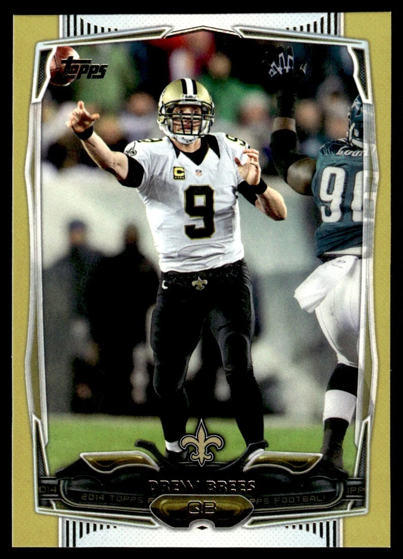 Drew Brees trading card