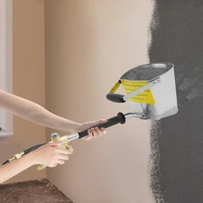 Cement Mortar Sprayer Hopper Stucco Gun Spray Gun Paint Wall Concrete Tool 4 Jet