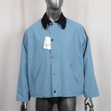 barbour x adam et rope reversible transport jacket Blue/Camel