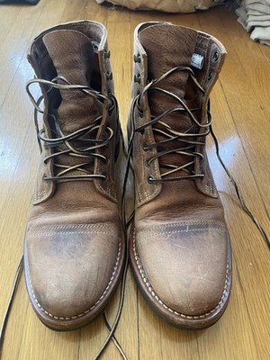 Truman Boots Co. Sand Teton Stag Size 10D Formal Last Pre-owned Good Condition