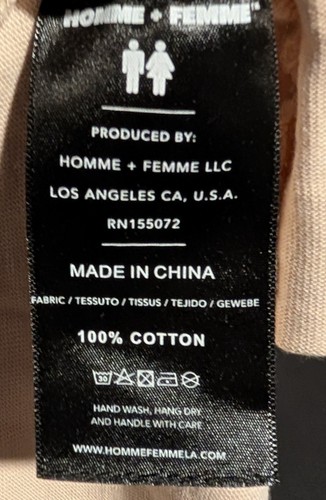 HOMME FEMME Men's Heavyweight T-Shirt SHOWGIRLS Gentlemen’s Club Size Large - Picture 9 of 9