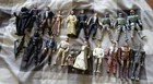 Star Wars Vintage Kenner Lot 19 Figures Incomplete W/Original Accessories Used