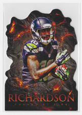 2014 Topps Fire Paul Richardson Forged by Fire Rookie Insert Card #FF-PR. rookie card picture
