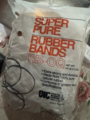 Super Pure Rubber Bands RB-OQ 1/4LB Bag
