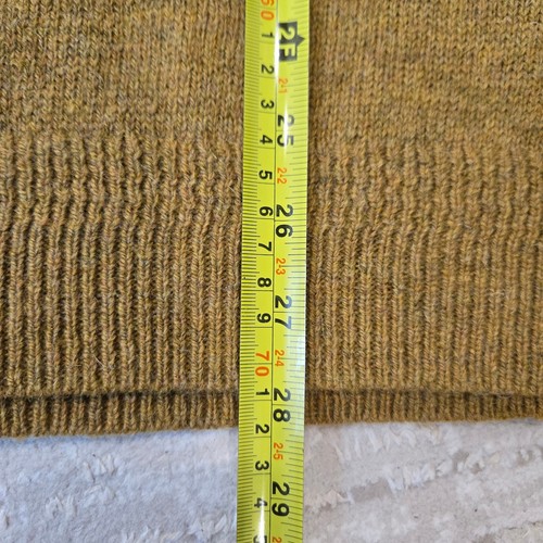 NWT Pendleton Washable Shetland Wool Pullover Sweater Honey Yellow Tan XL - Picture 9 of 9