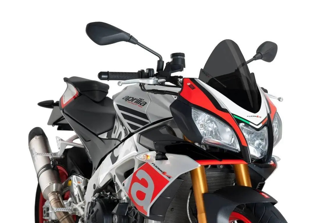 Puig Racing Screen | Dark Smoke | Aprilia Tuono 125 2017>Current