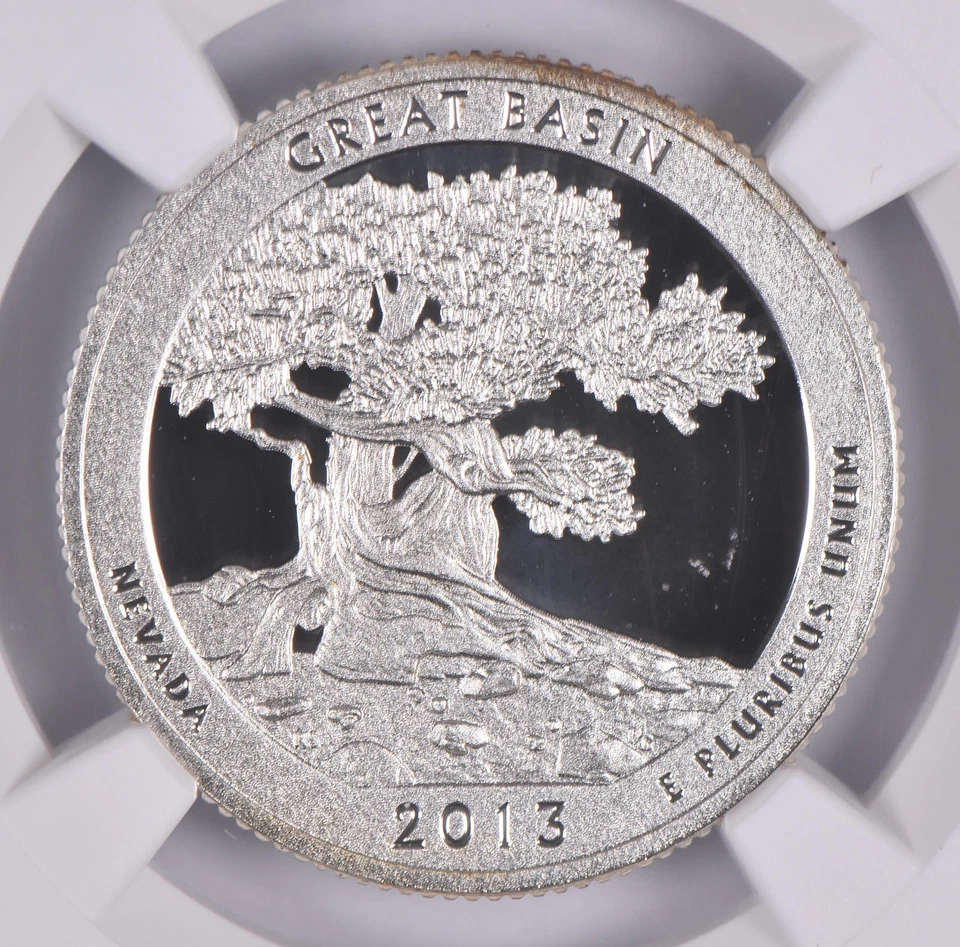 2013-S Silver PF69 ANT Great Basin Quarter Limited Edition NGC *2938 - Image 3 of 4