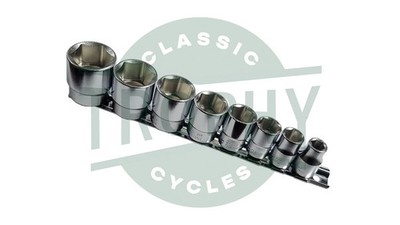 TCC-0534 - Koken 6 Point 8 Piece 3/8'' Drive Whitworth Socket Wrench Set