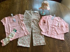Your CHOICE 02 Gymboree Western Prairie floral dress denim jumper sweater 6 hat