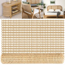 MYFAMIREA 24in Rattan Webbing Sheet for Caning Projects 3.3ft Natural Rattan Rol