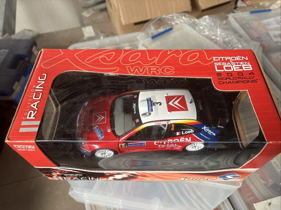 CITROEN XSARA WRC TOUR DE CORSE S.LOEB - SOLIDO 1/18 WORLD CHAMPION 2004 9054 - Image 2 of 4