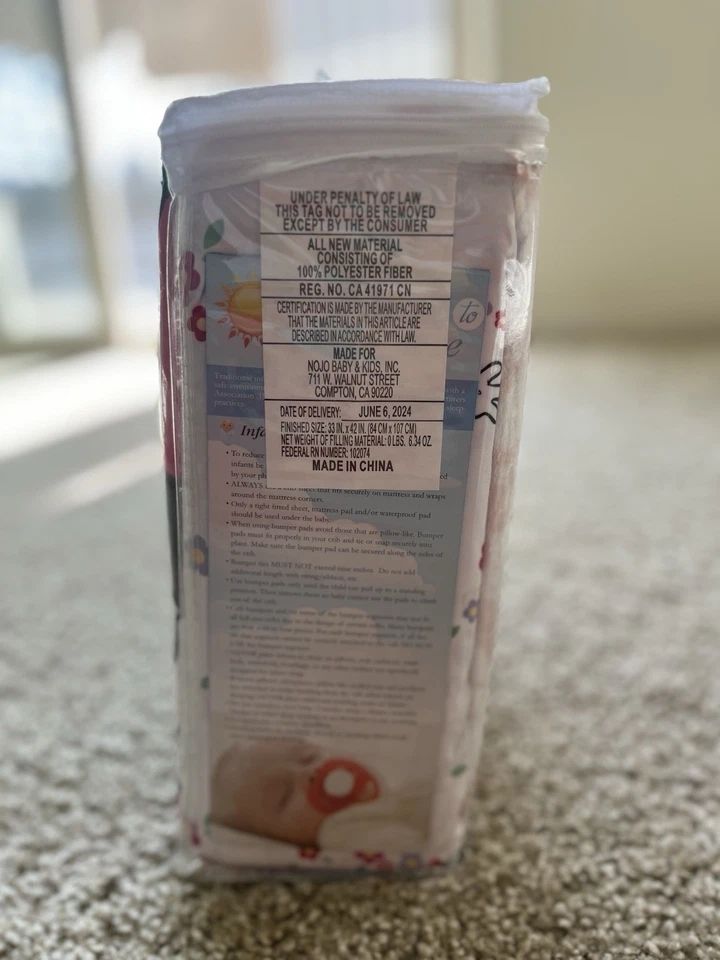 Disney Minnie Mouse Corazones Lunares Juego de 3 Piezas Cuna Nuevo Rosa Blanco Foto 3 de 4