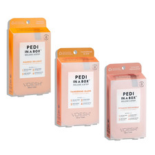 Pedi in a Box 4 Step Fruity Trio - 3 Pack of Mango Delight, Tangerine Twist & Vi