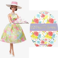 Mattel Barbie Signature 12 Days of Spring Doll 2024 HRM27 - New NRFB & Shipper
