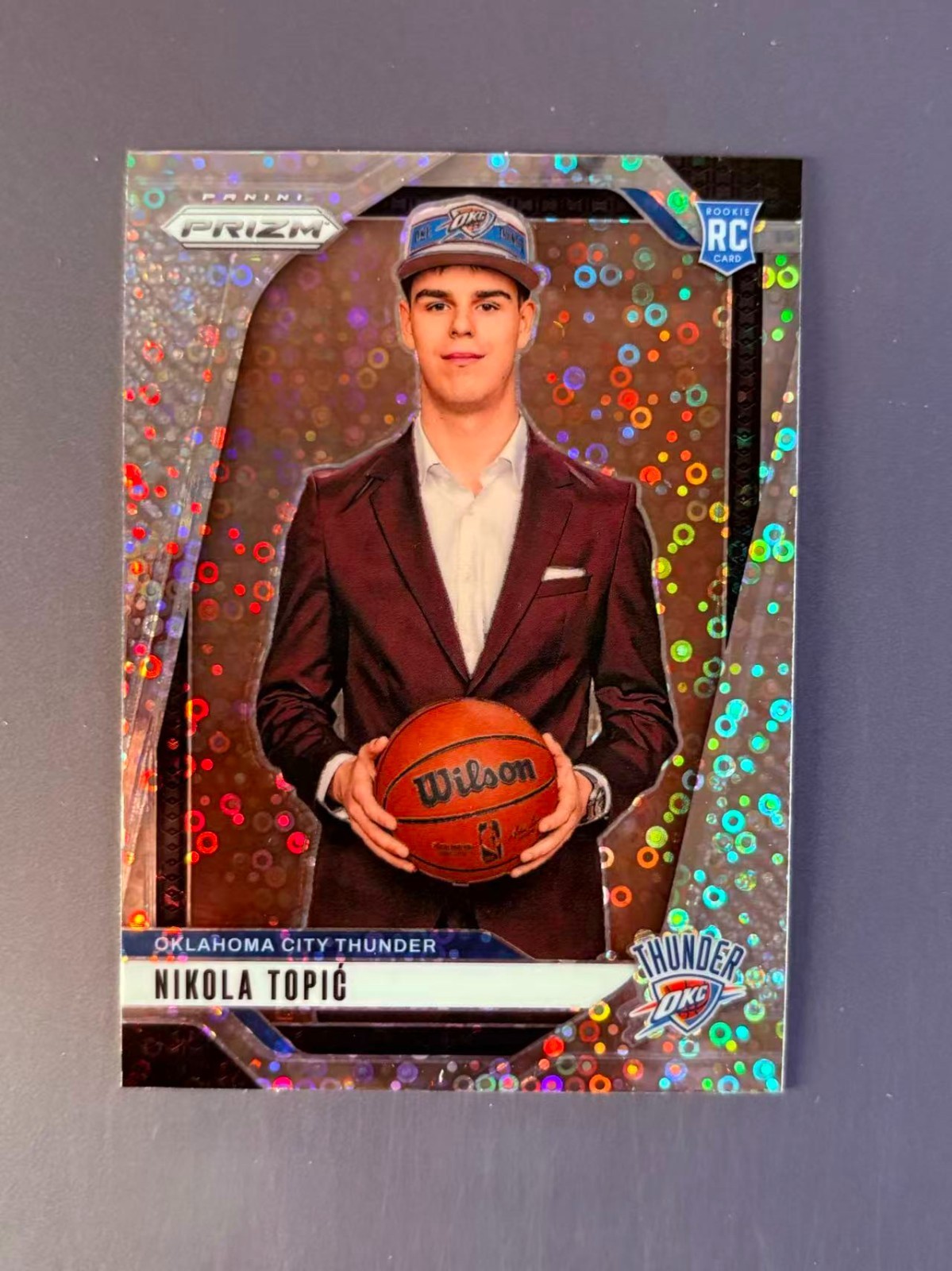 Nikola Topic 2024-25 Panini Prizm Variation Fast Break Prizm RC #230
