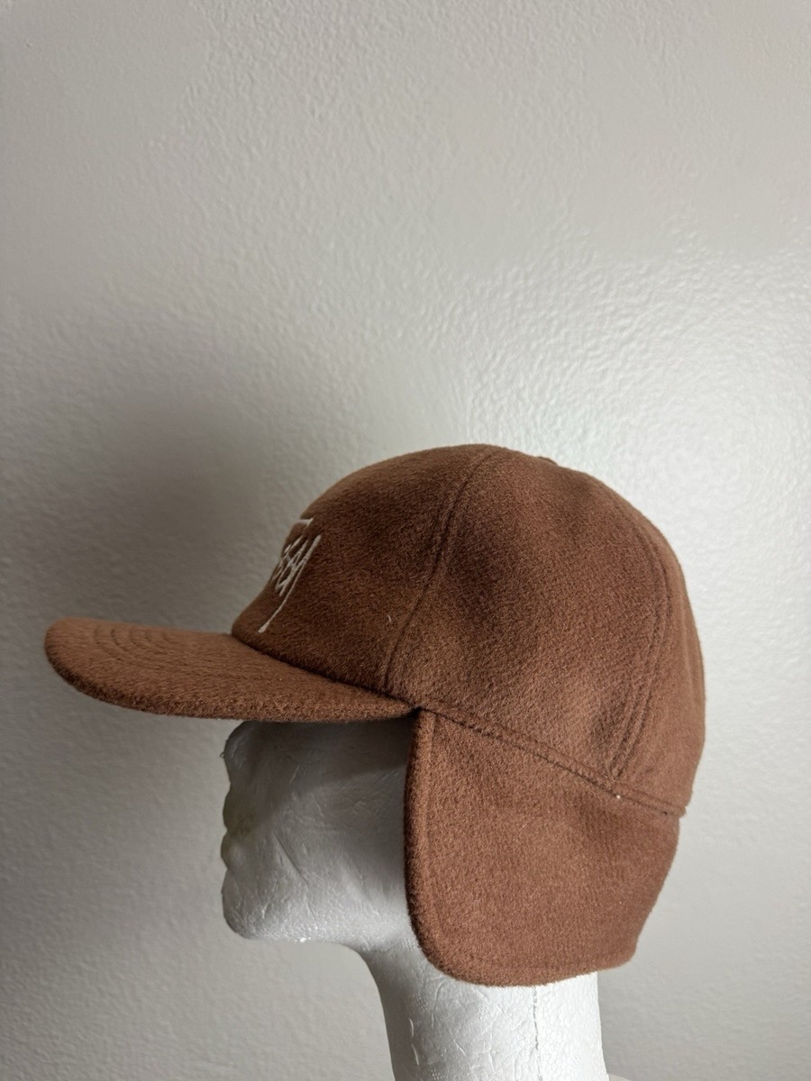 Stussy Vintage Wool Ear Flap Hat Size Medium View 3
