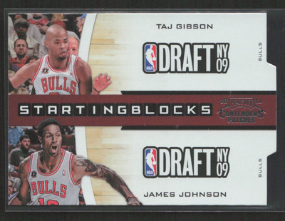 Taj Gibson / James Johnson 2010-11 Playoff Contenders #21 Die Cuts /299